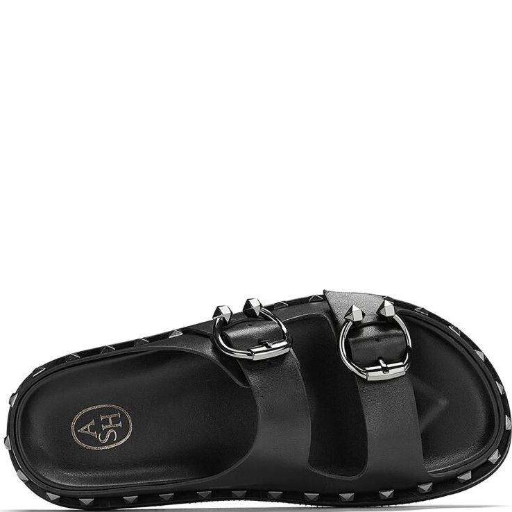 Кожаные шлепанцы