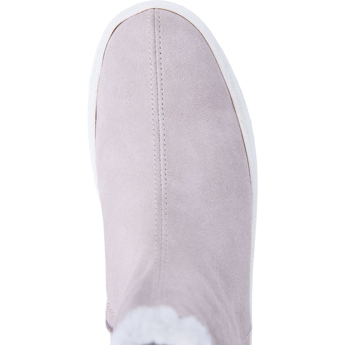 Замшевые ботинки с мехом