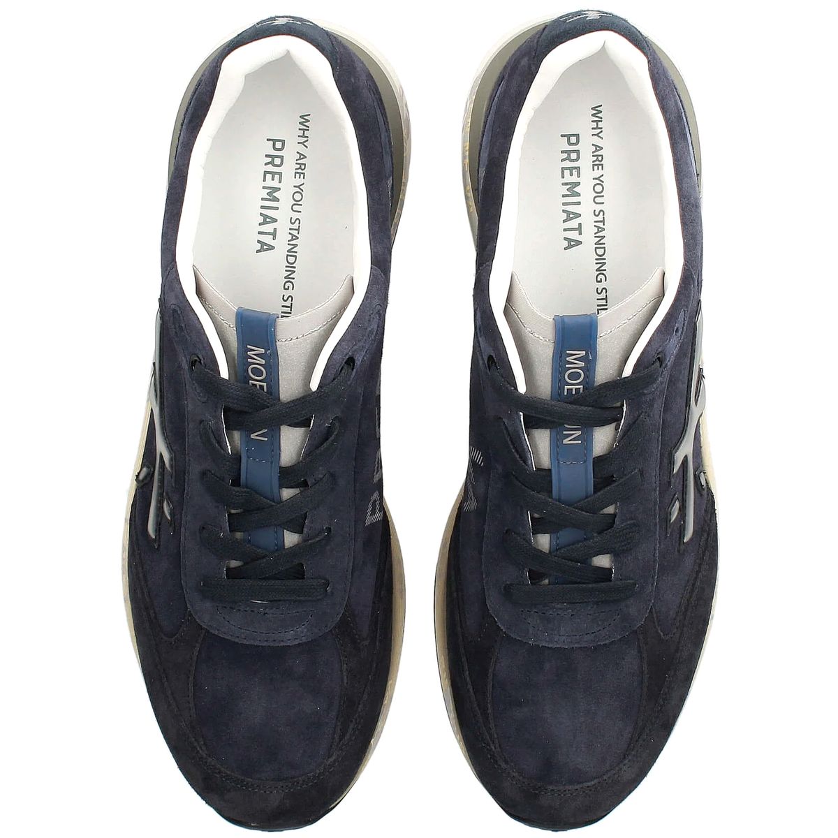 Замшевые кроссовки