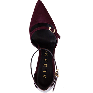 Замшевые босоножки