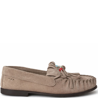 Замшевые лоферы