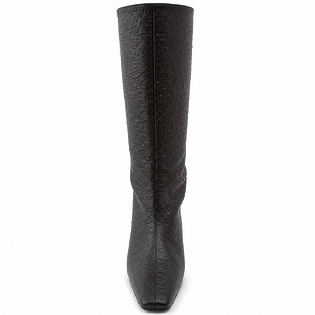 Кожаные сапоги