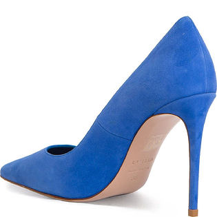 Замшевые туфли-лодочки