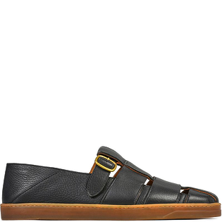 Кожаные сандалии