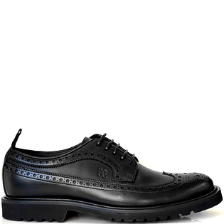 Кожаные туфли-дерби