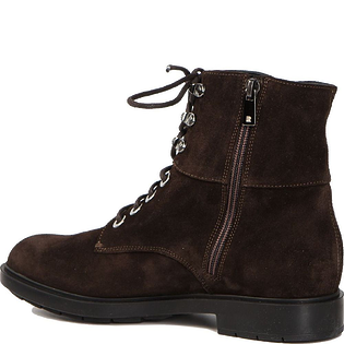 Замшевые ботинки с мехом