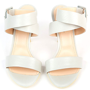 Кожаные босоножки